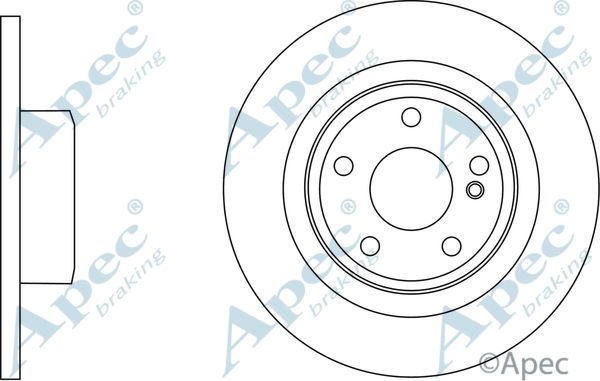 APEC BRAKING Jarrulevy DSK3097